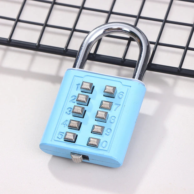 6/8/10 Digits Password Code Combination Padlock For Home Suitcase Luggage Travel Code Anti-thieft Lock Code Keyed Smart Lock