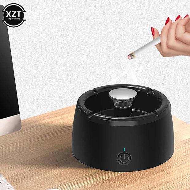 Multi-functional Intelligent Ashtray Air Purifier Portable Ashtray USB Charging 2000mAh Household Second-hand Smoke Air Purifier