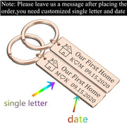 Customized Couples Keychain Boyfriend Girlfriend Keyring Husband Anniversary Valentine Day Gift Pinky Promise Women Men KeyChain