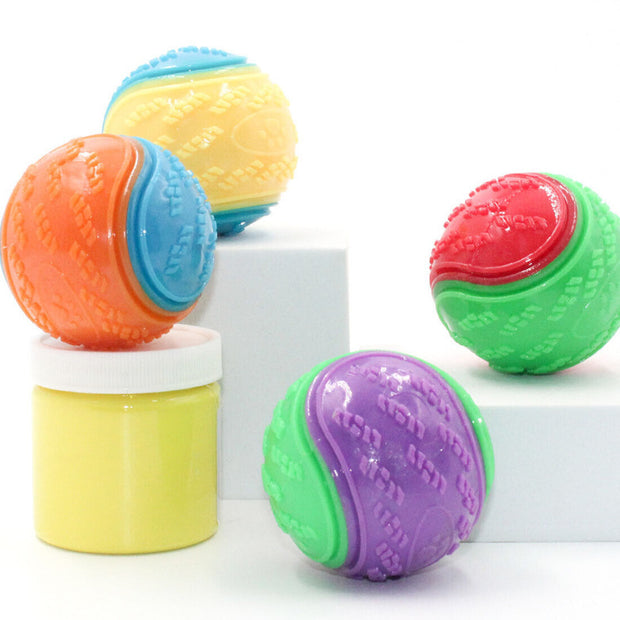 Scooby-Doo Durable Squeaky Set Of 8 Dog Balls For Teeth Cleaning Interactive UK