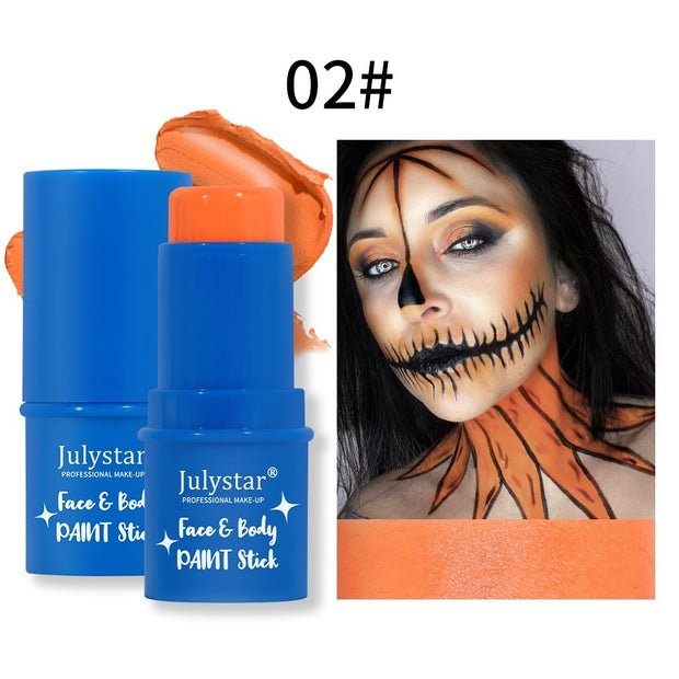 Halloween Popular Body Painting Cream Makeup Facial Water-soluble Fluorescent Face Stage Colored Drawing Crayon