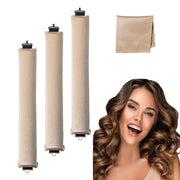 3 Hooks Heat-free Hair Curler Large Tool Rubber Hair Curler