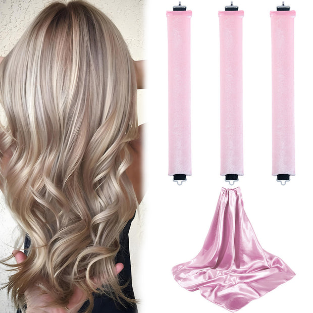 Bold No Heat Hair Curler Lazy Sleeping Big Wave Hair Curler Silk Scarf Suit