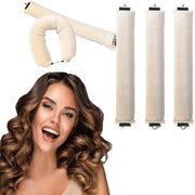 3 Hooks Heat-free Hair Curler Large Tool Rubber Hair Curler