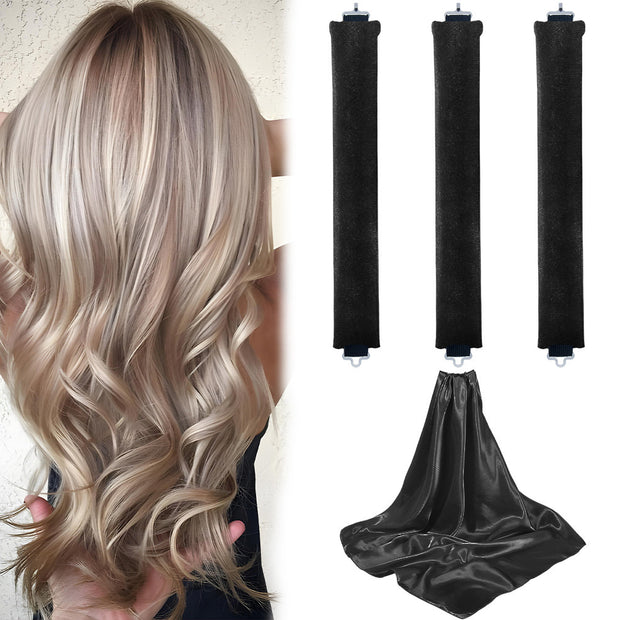 Bold No Heat Hair Curler Lazy Sleeping Big Wave Hair Curler Silk Scarf Suit