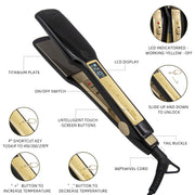 Touch Screen For Hair Salon Hair Styling Electric Hair Straightener