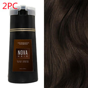 Hair Dyeing Hair Care Shampoo 3-in-1 Natural Fast White Hair Dyed Black Hair Dye Lasting Convenience Men Women Hair Care