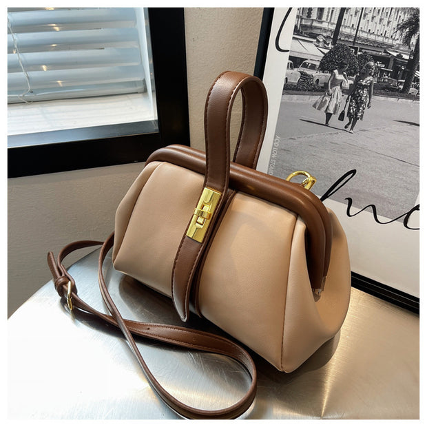 Fashion Retro Contrast Cross Body Bag